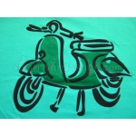 เสื้อยืดเด็ก ลายเวสป้า