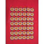 เสื้อยืดเด็ก ลายแอปเปิ้ล